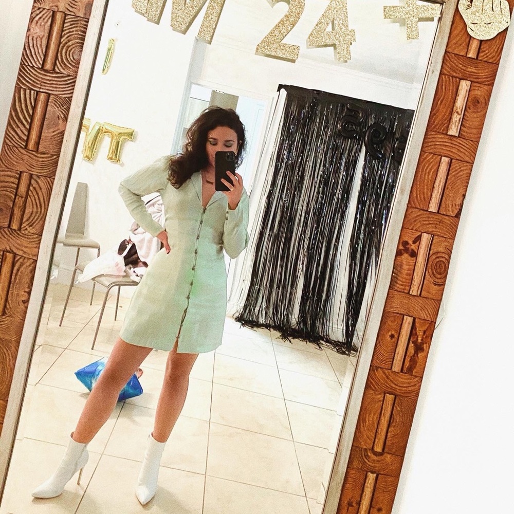 Nasty Gal Sage Blazer Dress